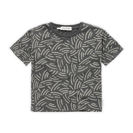 T-Shirt waves Print