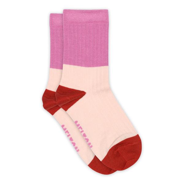 Block colour Socks pink
