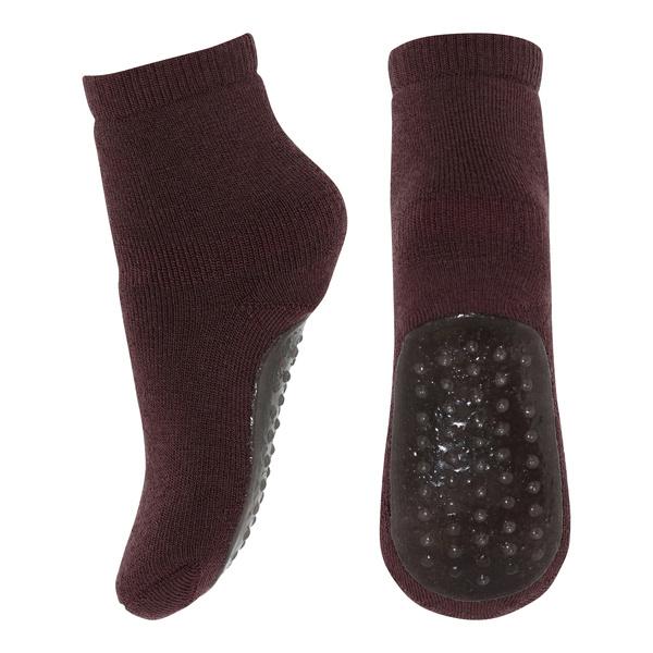 Wool Socks antislip grape