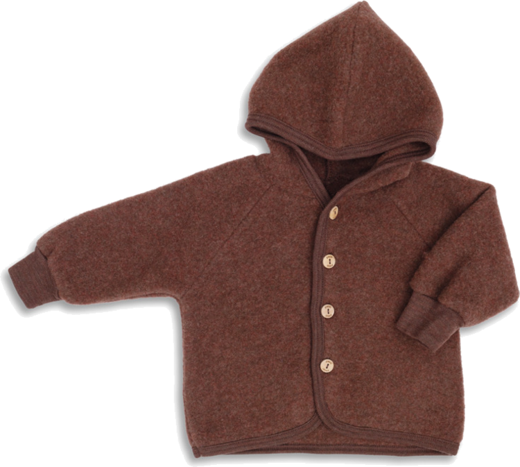 Kapuzenjacke Wollfleece 86