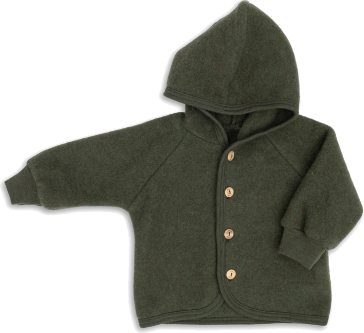 Kapuzenjacke Wollfleece 98+
