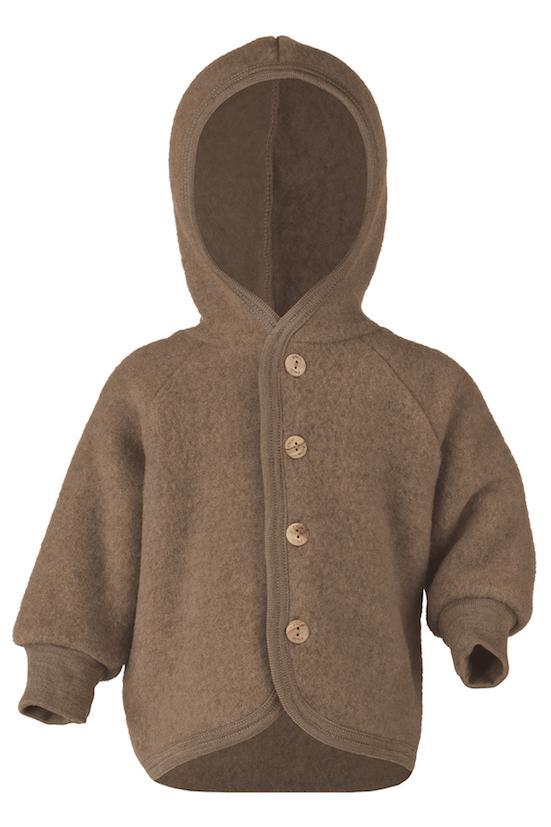 Kapuzenjacke Wollfleece baby