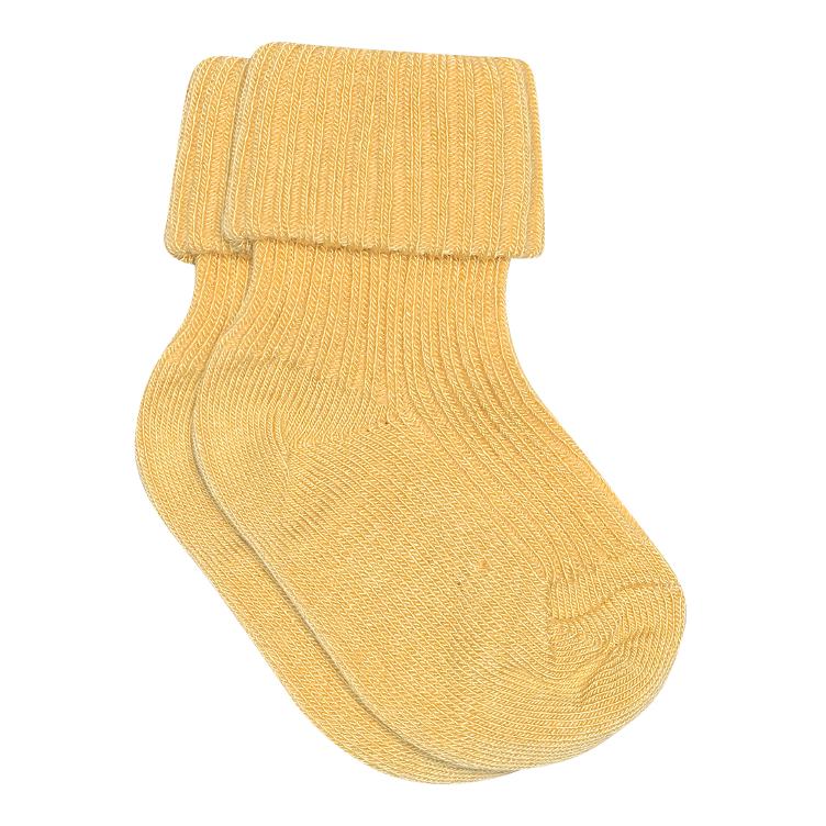 Bamboo Babysocks gelb