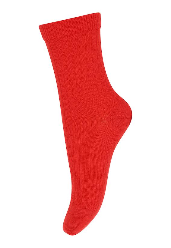 Wool rib Socks