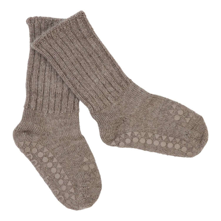 Antislip socks alpaca