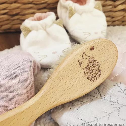 Baby Haarbürste Igel
