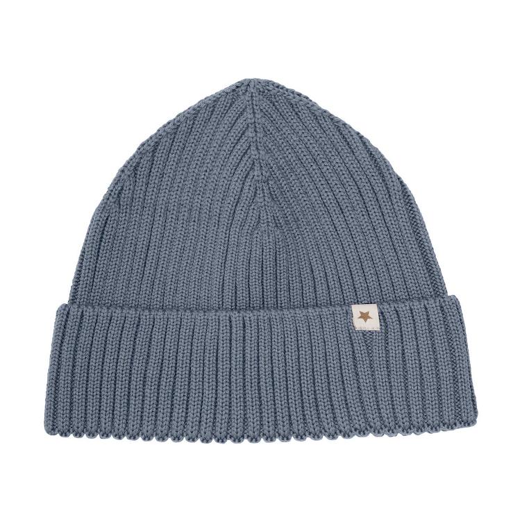 Beanie Wool Knit blau