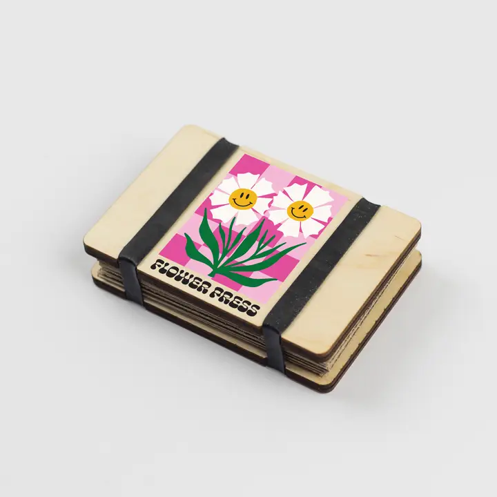 Blumenpresse klein hippy
