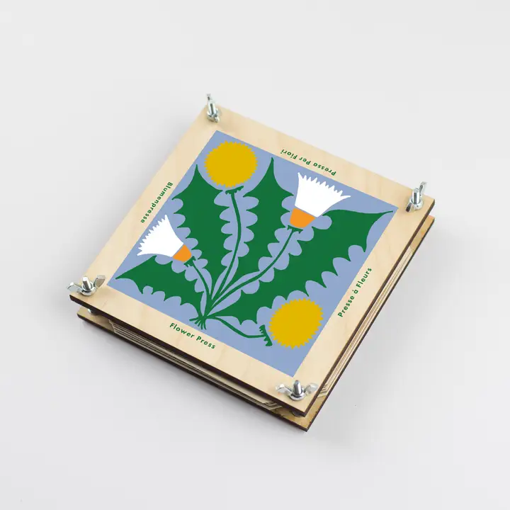 Blumenpresse quadrat löwen