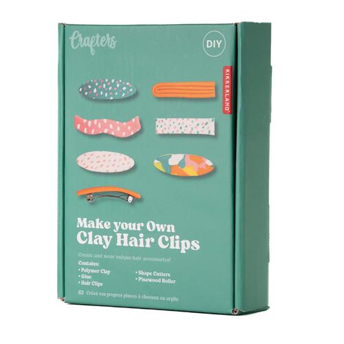 DIY Clay Hairclips