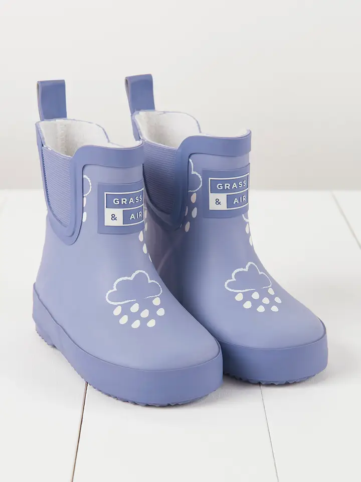 Gummistiefel drops short lila