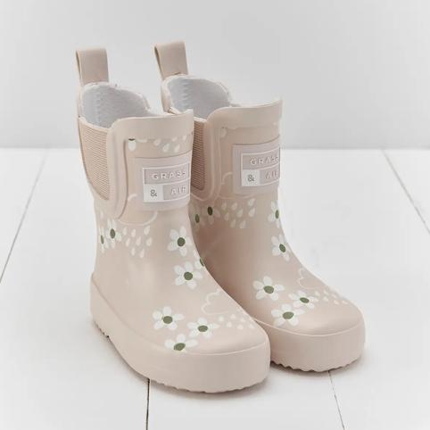 Gummistiefel flower short