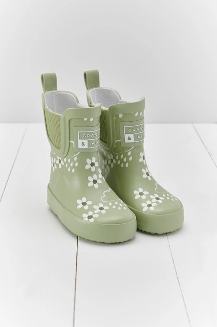 Gummistiefel flower short