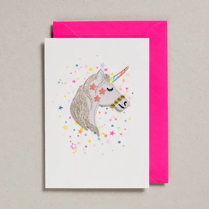 Karte Patch Einhorn