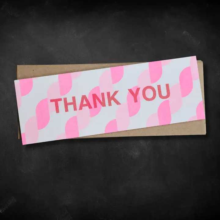 Karte Thank You