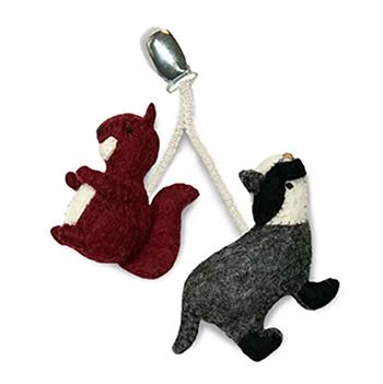 Kinderwagenmobile Dachs