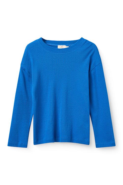 Modal rib LS blue