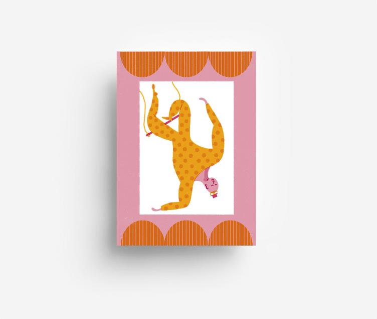 Postcard Acrobat