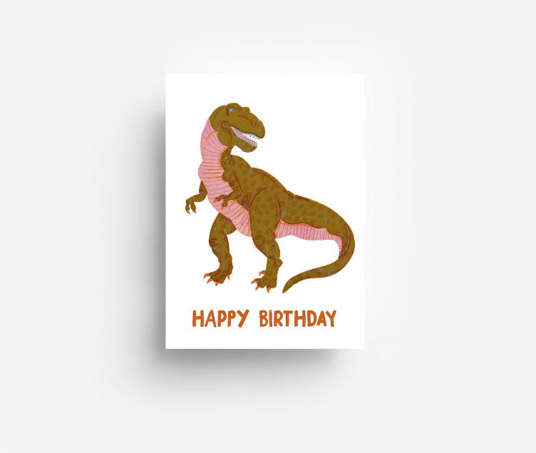 Postcard BirthdayDino