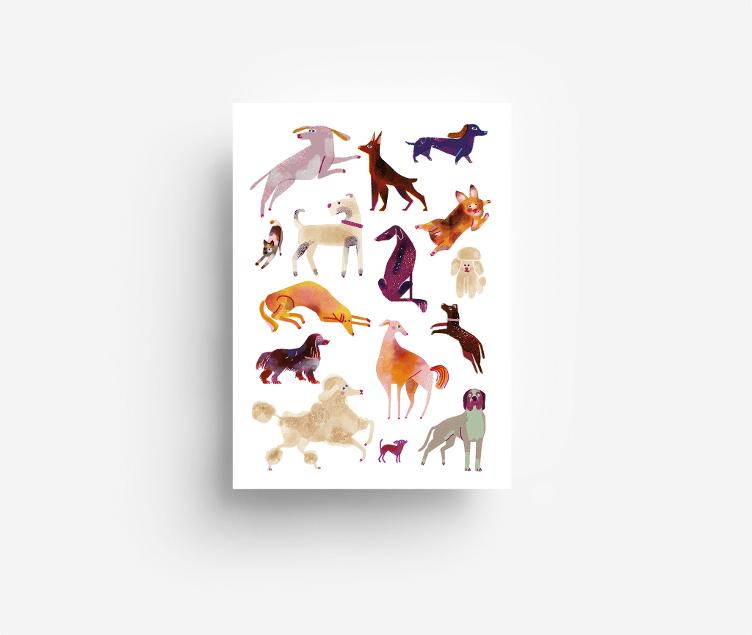 Postcard Dogs