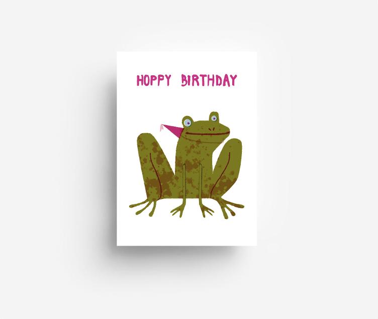 Postcard Frog
