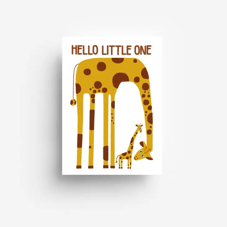Postcard Giraffe