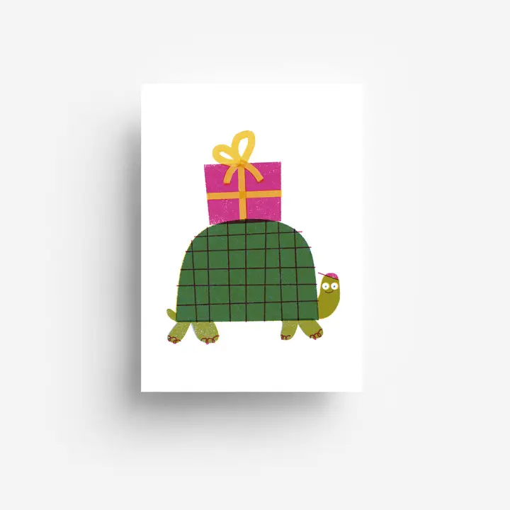 Postcard Schildkröte
