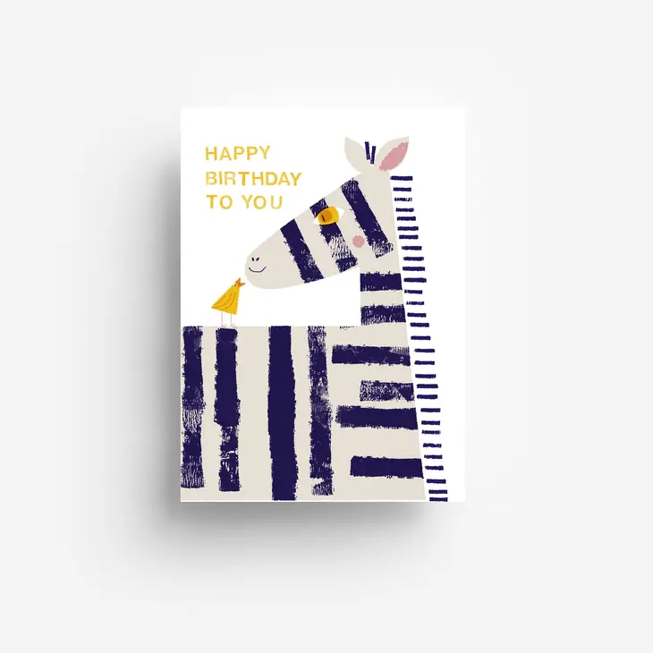 Postcard Zebra