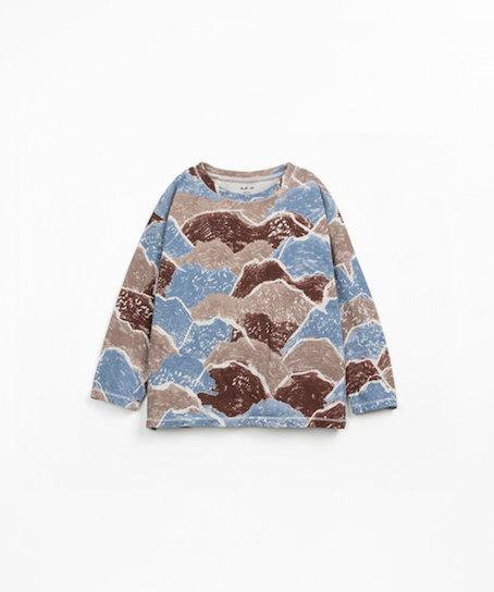 PRINTED JERSEY LS T-SHIRT