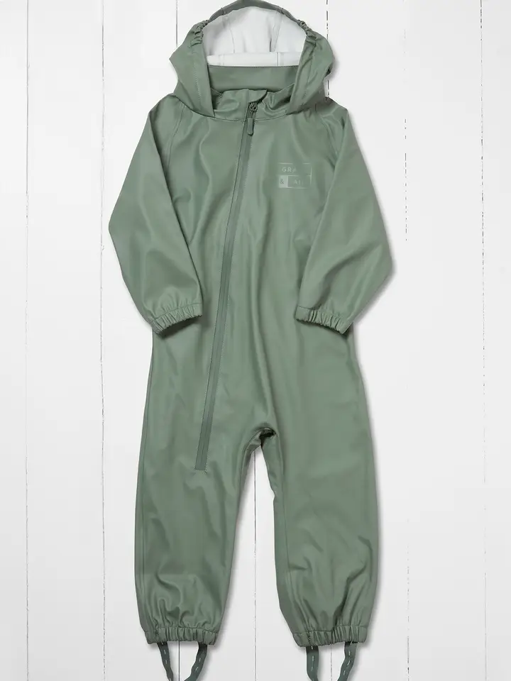 Regenoverall grün