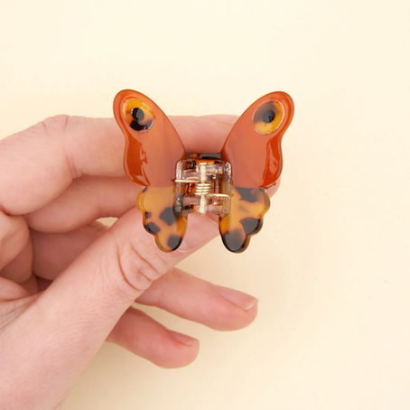 Schmetterling braun Mini Hairclaw