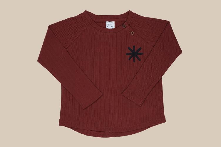 Shirt maroon Longsleeve