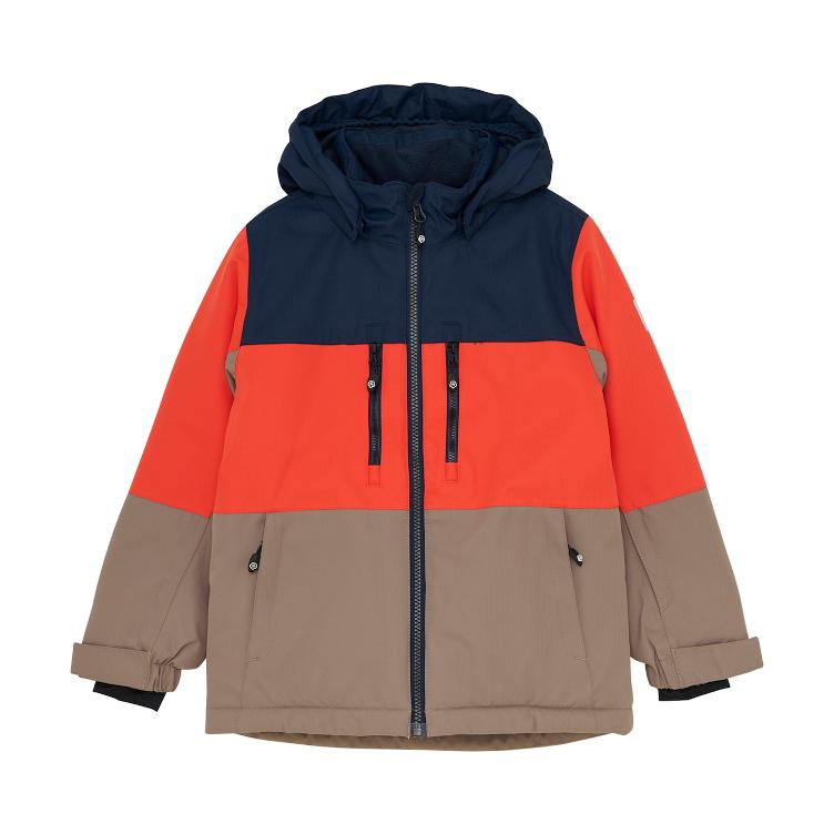 Ski Jacket Colorblock neon